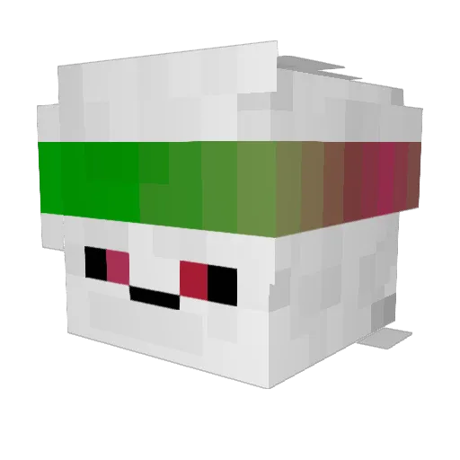 when_pablo Minecraft avatar head, 3D render