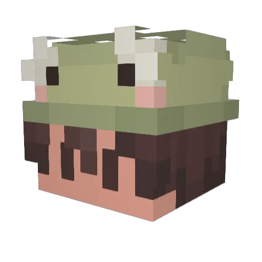 whereisalex17 Minecraft avatar head, 3D render