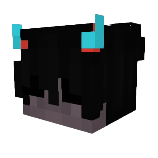 whereisniik Minecraft avatar head, 3D render