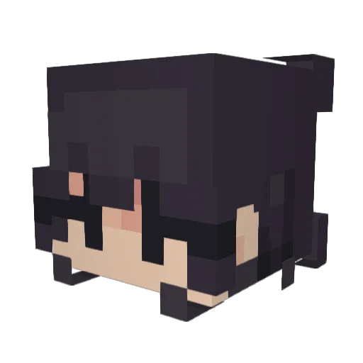 wheresmyhead Minecraft avatar head, 3D render