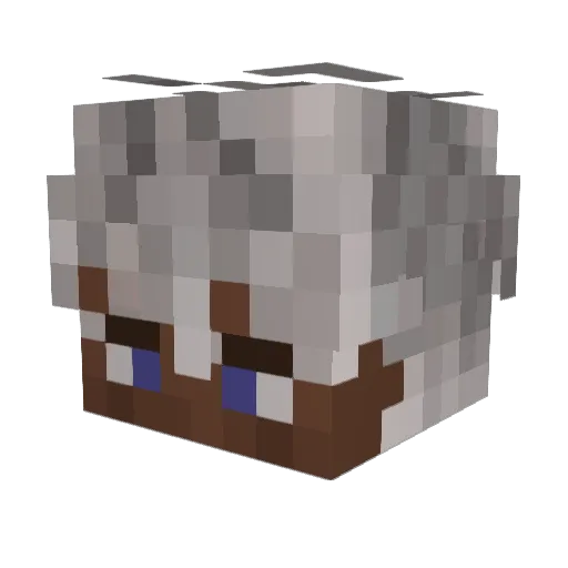 whfelipe Minecraft avatar head, 3D render