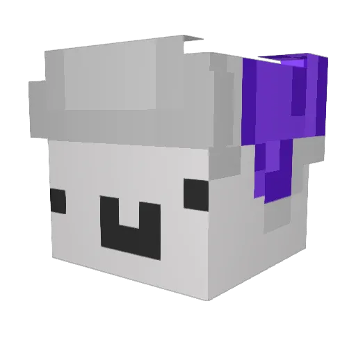 whhityszvmon Minecraft avatar head, 3D render