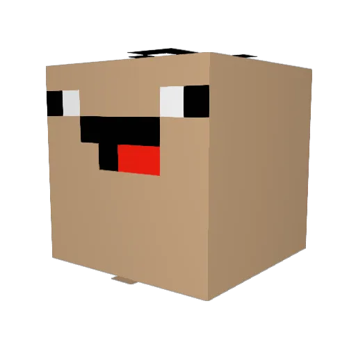 whirlyblade1 Minecraft avatar head, 3D render