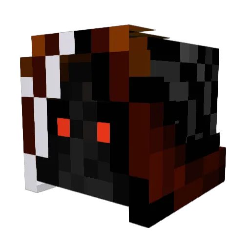 whiskychug Minecraft avatar head, 3D render