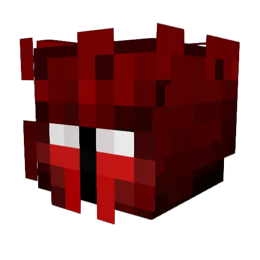 whismerilh Minecraft avatar head, 3D render