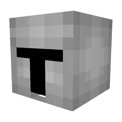 whispiii Minecraft avatar head, 3D render