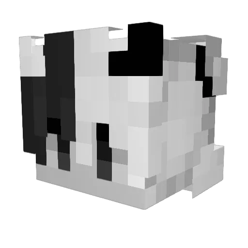 whit3milk Minecraft avatar head, 3D render