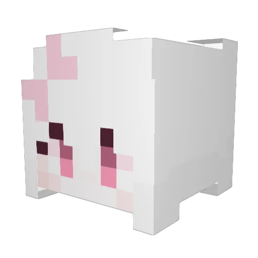 white_bread52 Minecraft avatar head, 3D render