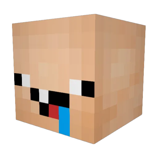whiteboy21 Minecraft avatar head, 3D render