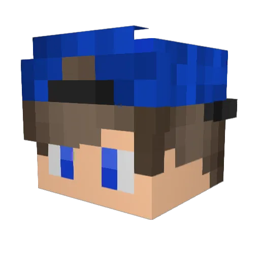 whiteboy_97 Minecraft avatar head, 3D render