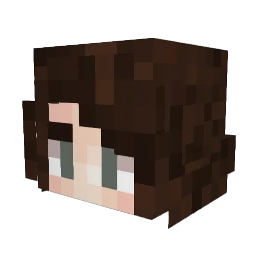 whitecodeinguy Minecraft avatar head, 3D render