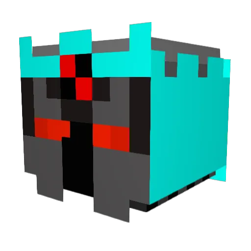 whitefoux Minecraft avatar head, 3D render