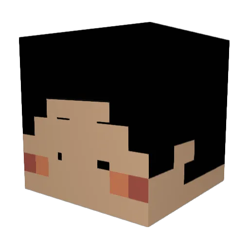 whiteman1111 Minecraft avatar head, 3D render