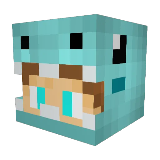 whiteowl2003 Minecraft avatar head, 3D render