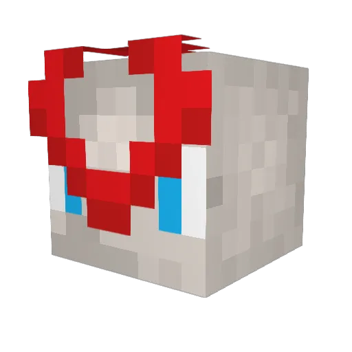 whitetiger000 Minecraft avatar head, 3D render