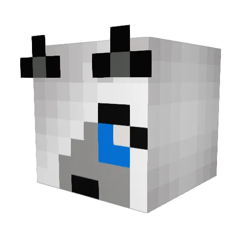 whitetiger12345 Minecraft avatar head, 3D render