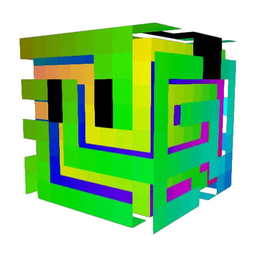 whiti105 Minecraft avatar head, 3D render