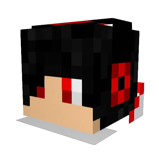 whitis101 Minecraft avatar head, 3D render