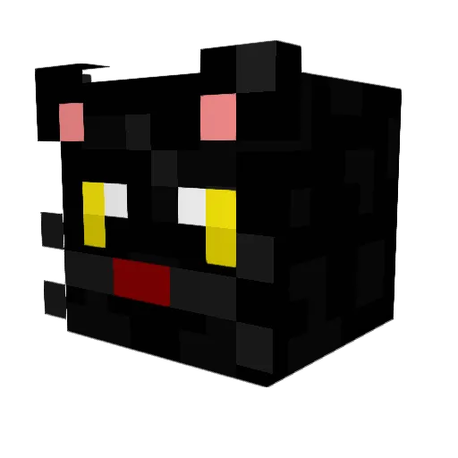 whitneyz Minecraft avatar head, 3D render