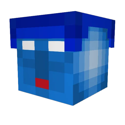 whleopard Minecraft avatar head, 3D render