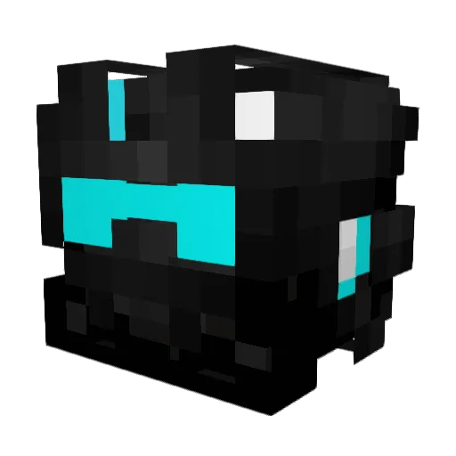 whoisdeath Minecraft avatar head, 3D render