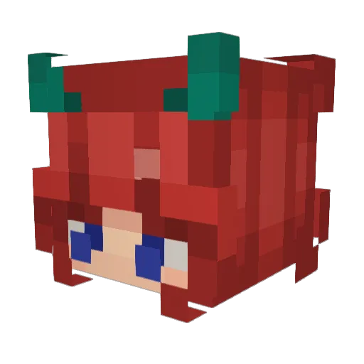 whoislindsay Minecraft avatar head, 3D render