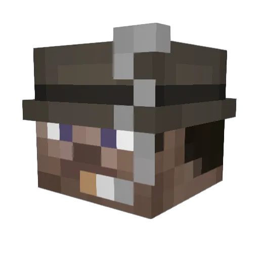 whoisoxil Minecraft avatar head, 3D render