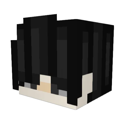 whoo112 Minecraft avatar head, 3D render