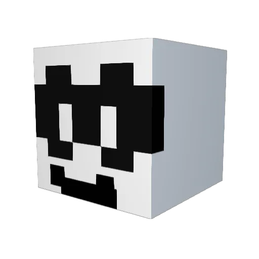whoopiewax Minecraft avatar head, 3D render