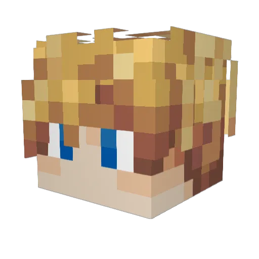 whoppers1234 Minecraft avatar head, 3D render