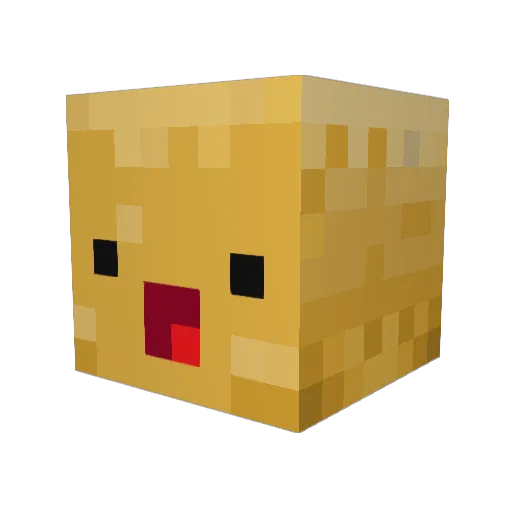 whopunchmade Minecraft avatar head, 3D render
