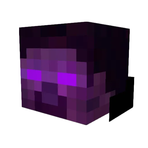 whoshzx Minecraft avatar head, 3D render