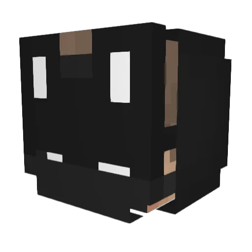 whosnero Minecraft avatar head, 3D render