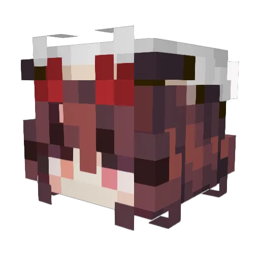whotao66 Minecraft avatar head, 3D render
