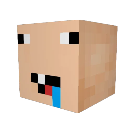 whozzzdaniel Minecraft avatar head, 3D render