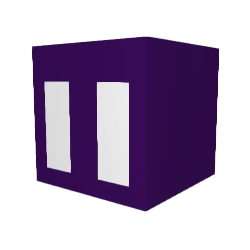 whr33 Minecraft avatar head, 3D render