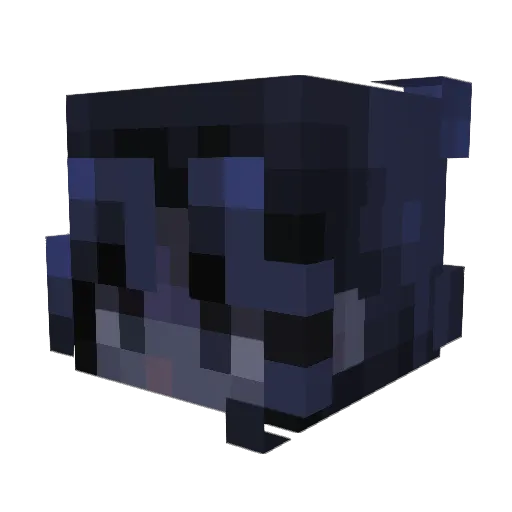 whrldTTV Minecraft avatar head, 3D render