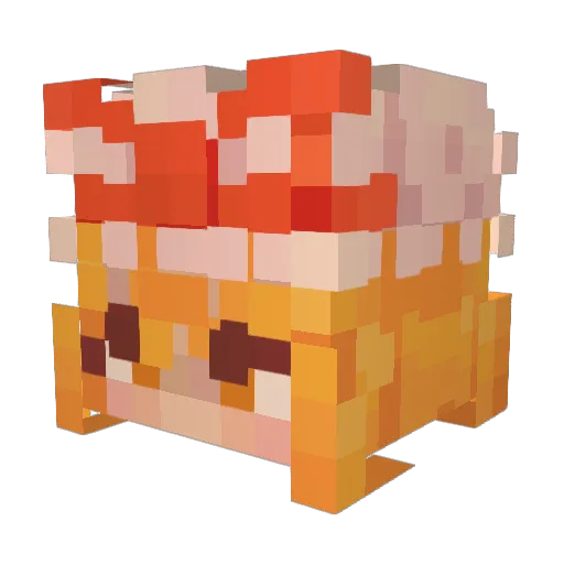 why_am_i_here Minecraft avatar head, 3D render