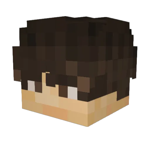whyayd Minecraft avatar head, 3D render