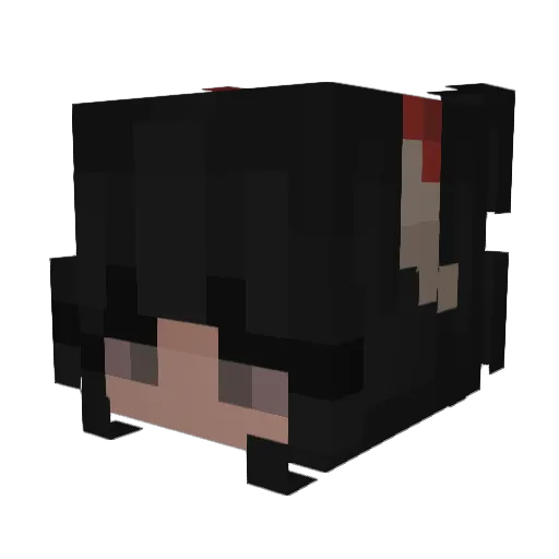whycook Minecraft avatar head, 3D render