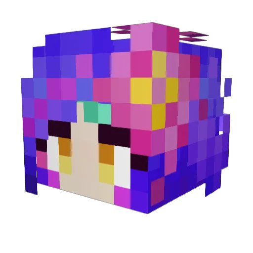 whydiduleaveme Minecraft avatar head, 3D render