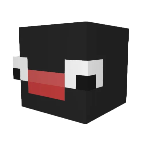 whydidyoucallme Minecraft avatar head, 3D render