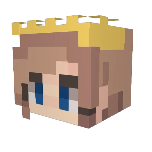 whydontwedothis Minecraft avatar head, 3D render