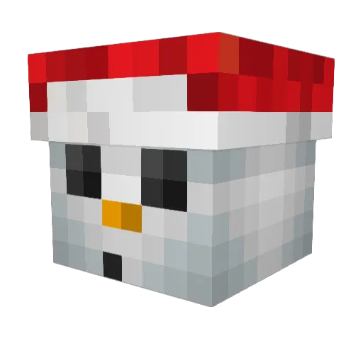 whyfyye Minecraft avatar head, 3D render