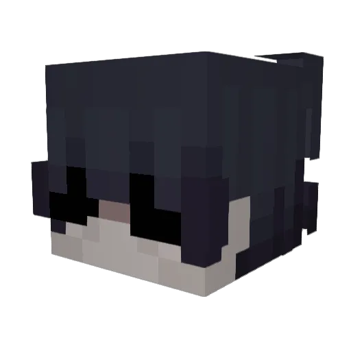 whyhei Minecraft avatar head, 3D render