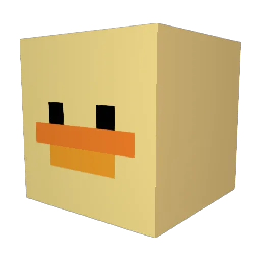 whyme33 Minecraft avatar head, 3D render