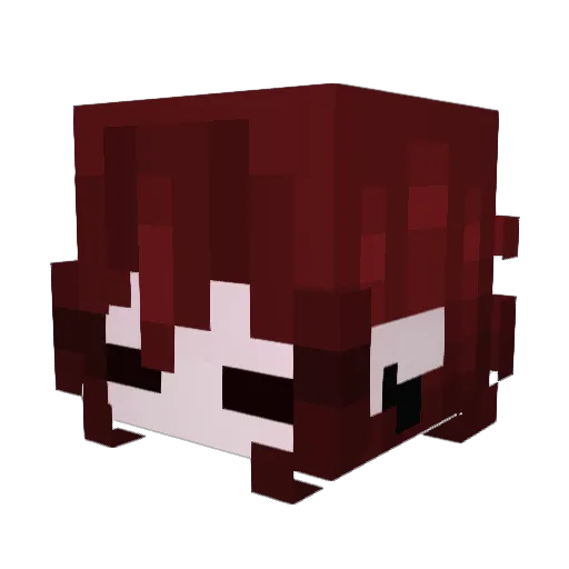 whynotsid Minecraft avatar head, 3D render
