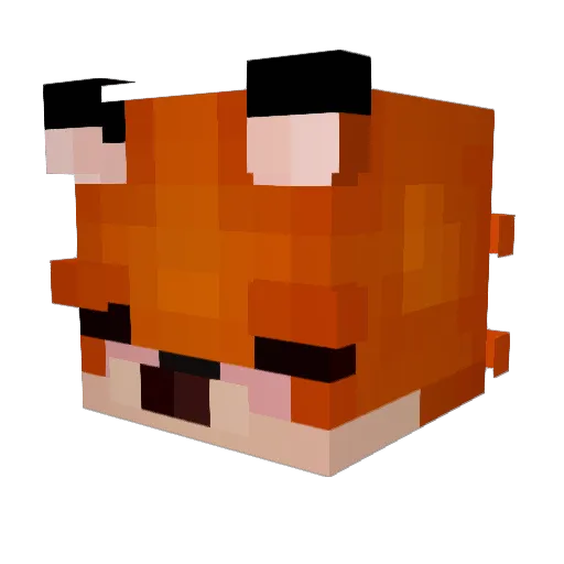 whysomilo Minecraft avatar head, 3D render