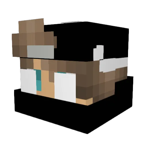 whyxlucas Minecraft avatar head, 3D render
