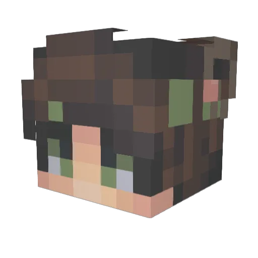 wiIcHiL_ Minecraft avatar head, 3D render